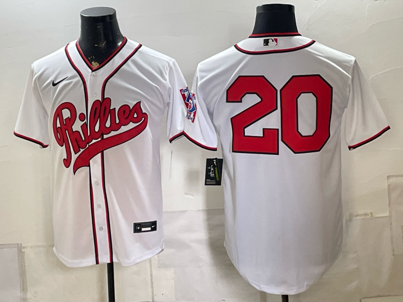 Men 2026 Philadelphia Phillies #20 white Game Nike MLB Jersey 082300->philadelphia phillies->MLB Jersey